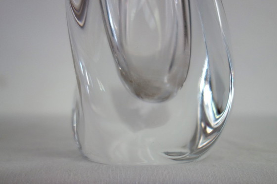 Image 1 of Große Soliflor Vase Kristall Daum H32cm