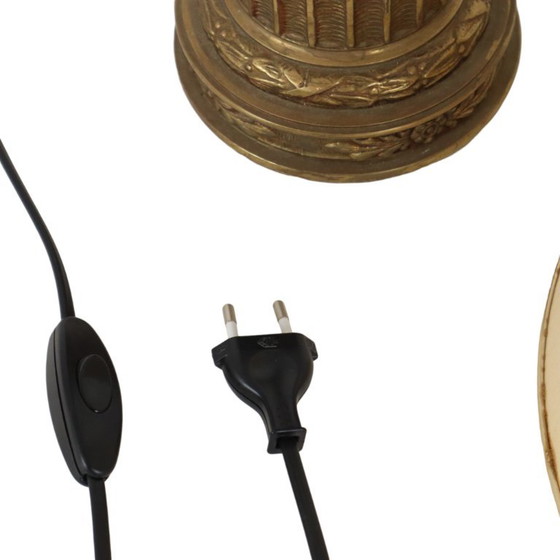 Grande lampe de table en laiton, style Empire français classique, 59 cm – Brass (photo 18 of 18)