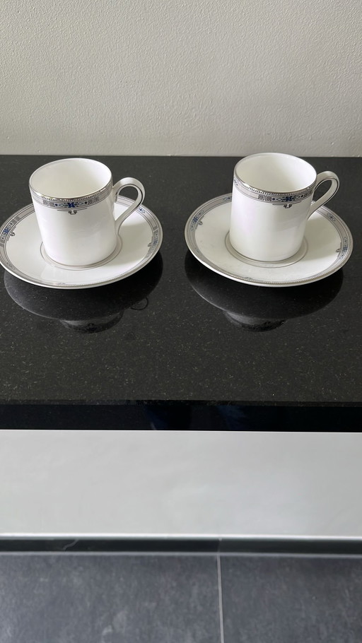 Wedgwood cup and saucers 2 pieces