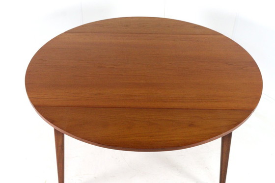 Image 1 of Louis van Teeffelen for Wébé round dining table 'Breda' vintage