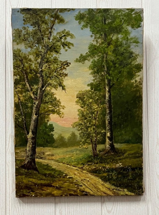 Image 1 of Oil on canvas