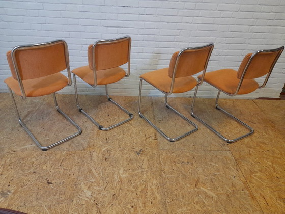 Image 1 of Set di 4 sedie da pranzo Gispen 101