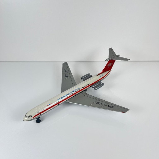 Avion de ligne miniature vintage des années 1960-70