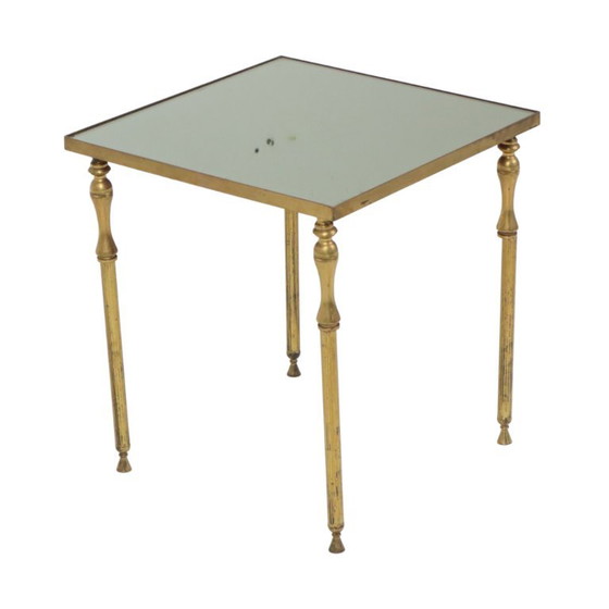 Brass Side Table Plant Table Maison Jansen France (photo 5 of 20)