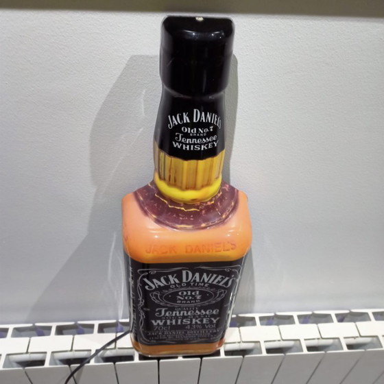 Image 1 of Affiche lumineuse vintage Jack Daniels
