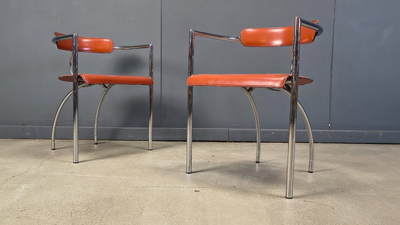 Image 1 of Postmodern dining chairs by Segis Italy, 1980s