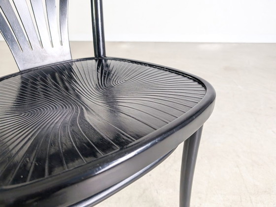 Image 1 of Silla original de mediados de siglo ZPM Radomsko café casa silla de madera curvada