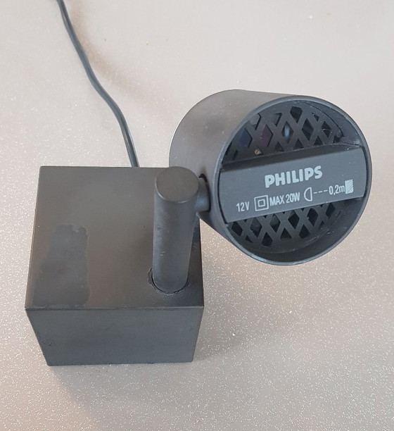 Image 1 of Zeldzame Ettore Sottsass "Click 1" tafellamp # Philips