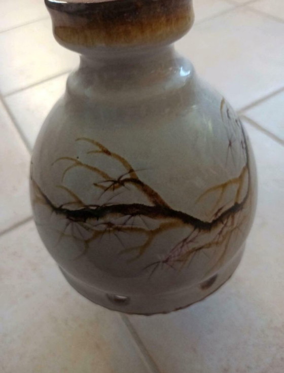 Image 1 of Echte vintage lamp van keramiek - hanglamp van Fischer Leuchten