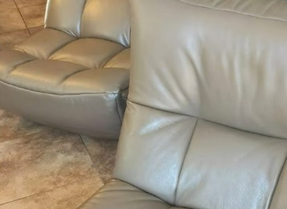 Image 1 of DEUX FAUTEUILS / CANAPÉ MODULAIRE + POUF SILHOUETTE CHÂTEAU D'AX