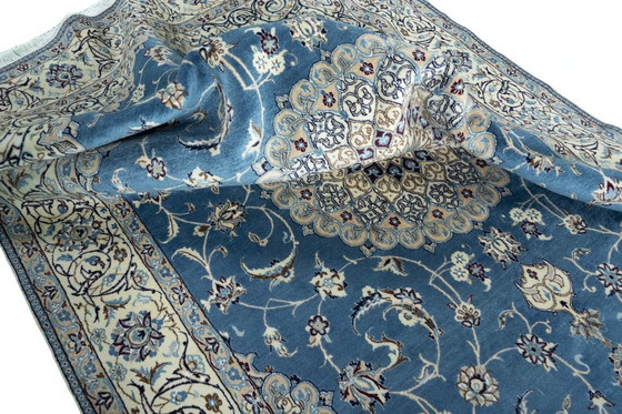 Image 1 of Squisito tappeto orientale Nain 9La con contenuto di seta - 301 x 196 cm - Annodato a mano