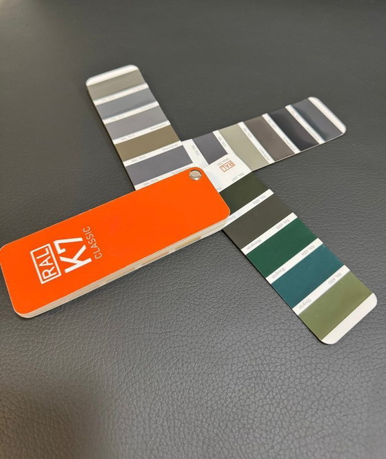 Image 1 of Brühl Moule canapé d'angle, canapé design, canapé, cuir gris