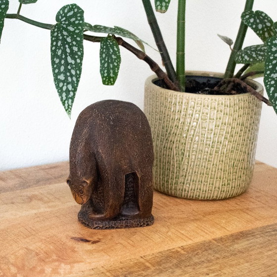 Image 1 of Vintage Boma Canada bear figurine: heavy resin bear