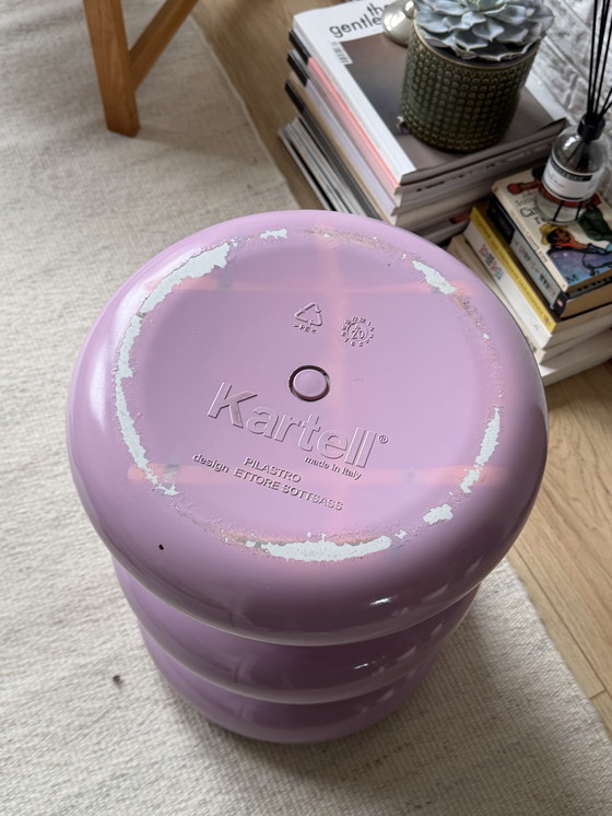 Image 1 of Tabouret Kartell Pilastro violet