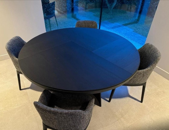 Image 1 of Poliform Kensington table 160cm round spessart oak