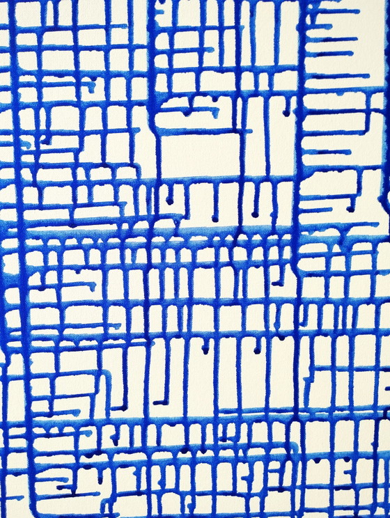 Image 1 of Natia Antadze Composizione astratta Blu XXL