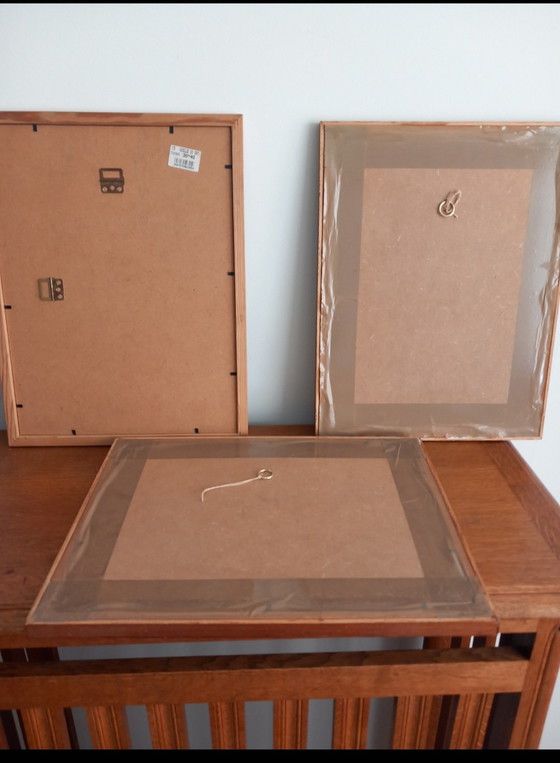 Image 1 of Rare Triptyque d'art AMATEdu Mexique signé MARIN México 