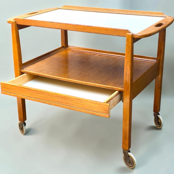 Tingströms 'Julius' Eichen Servierwagen (1960er Jahre) – Tingstrom, Wood (photo 4 of 13)