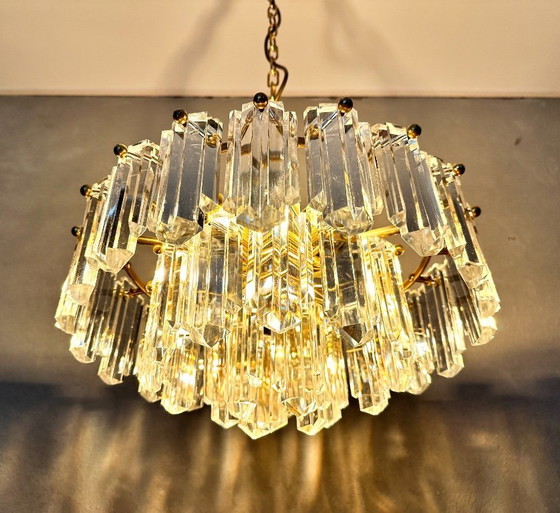 Image 1 of Lustre vintage en cristal Kalmar