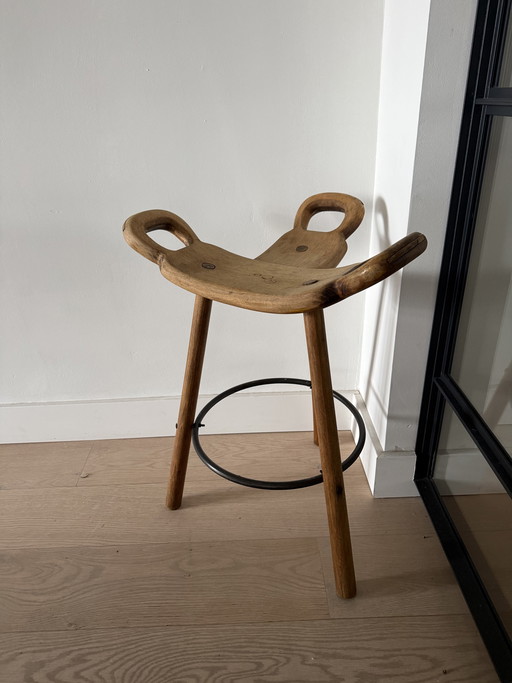 Tabouret de bar espagnol des années 1970