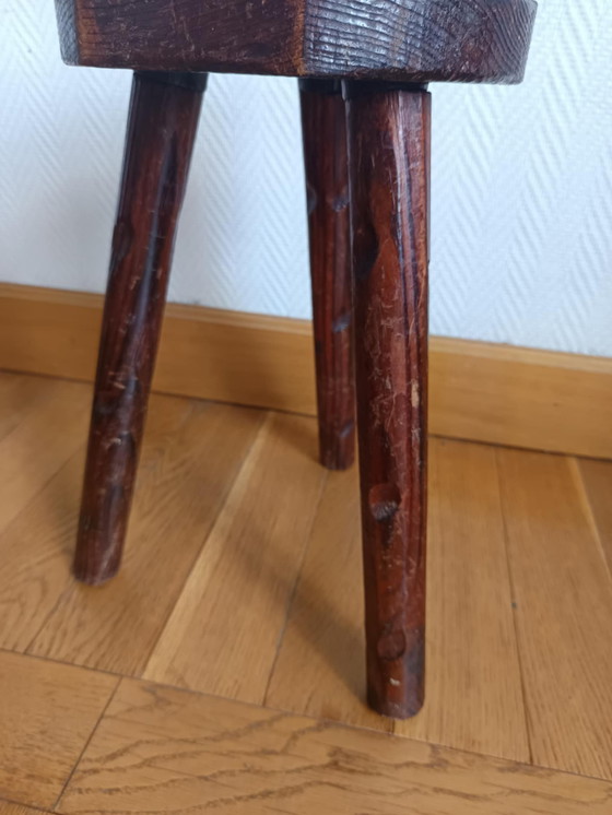 Image 1 of Brutalistisch krukje met vintage guts