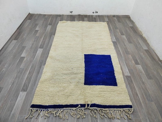 Image 1 of Alfombra tradicional hecha a mano de pura lana, 140 x 260 cm.