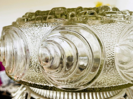 Image 1 of Plafonnier ou applique murale décorative en verre