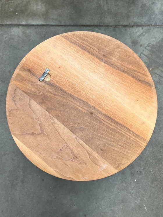 Image 1 of Vintage Danish Teak Mirror, Round, 1970s