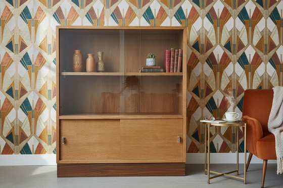 Image 1 of small bookcase, Art Deco cabinet, display cabinet