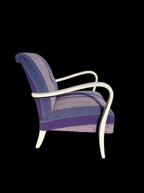 Image 1 of Pair of Art Deco Club Armchairs