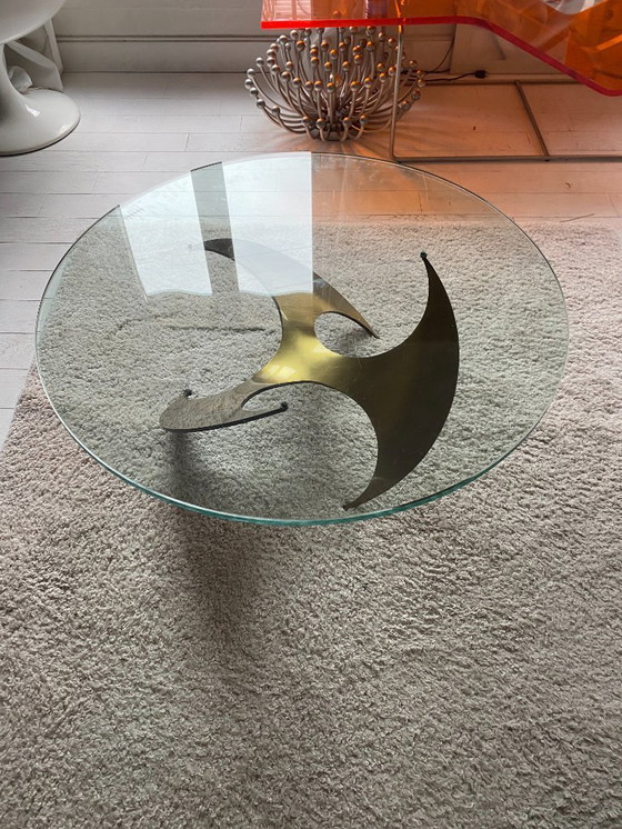 Image 1 of Tavolino da caffè "propeller" di Knut Hesterberg Germania, 1970