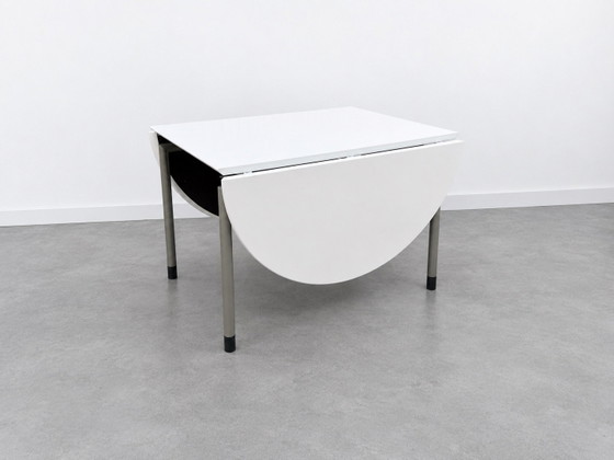 Arco "Hangoor" Table by Arnold Merckx (1985) – Dining tables, Metal, Wood (photo 7 of 7)