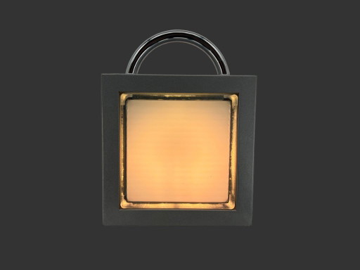 Bieffeplast Valigetta (Briefcase Lamp) – tafellampen, Glass, Metal