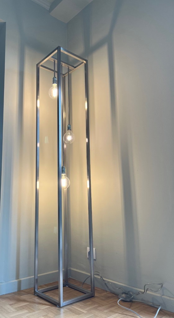 Image 1 of Lampe sur pied rétro au design vintage, lampe de lecture