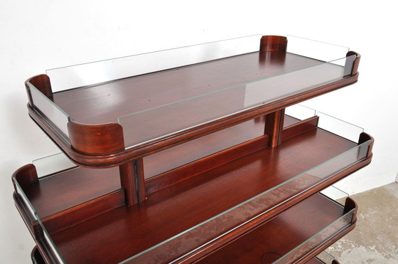 Image 1 of Vintage Etagere Mahogany 1950s