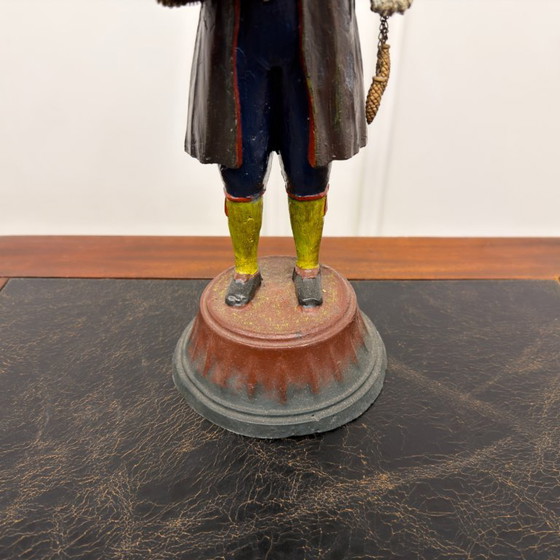 Statua orologio antica della Foresta Nera – Metallo, Legno (photo 8 of 8)
