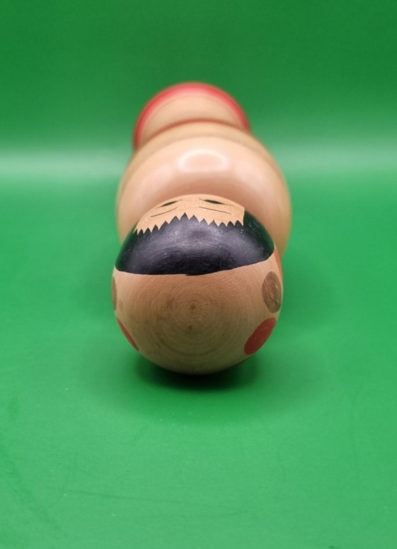 Vintage Nanbu-kei Kokeshi by Kakuhei Sasaki (1933-2007) – Decorative Objects, Wood (photo 5 of 6)
