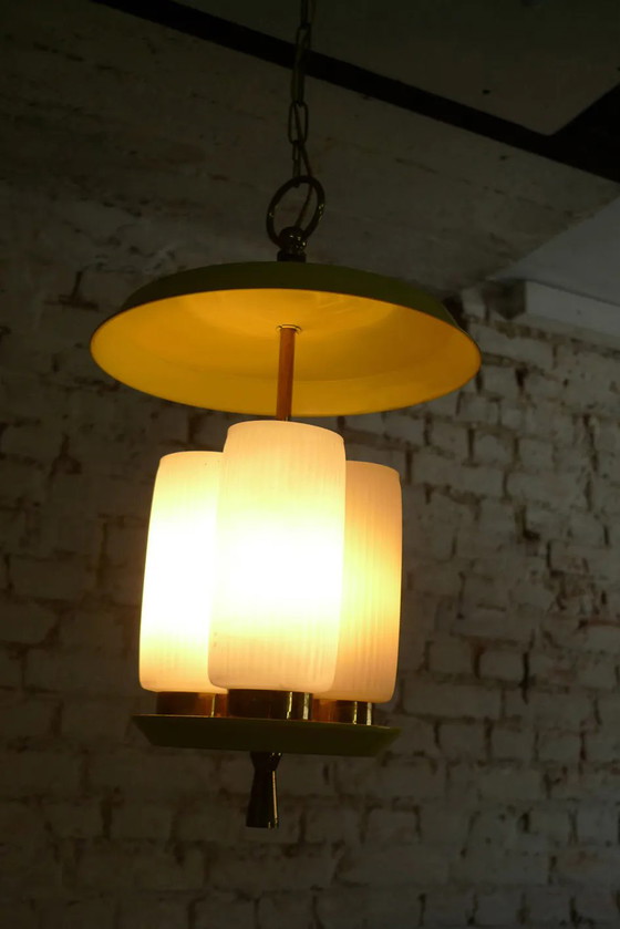 Hanglamp 1950 – Hanglampen, Messing, Vintage (photo 4 of 4)