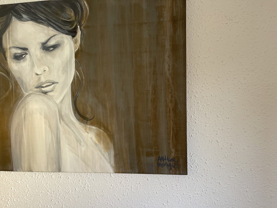 Image 1 of Prachtig olieverfschilderij (100x70cm) Arthur Remmig in