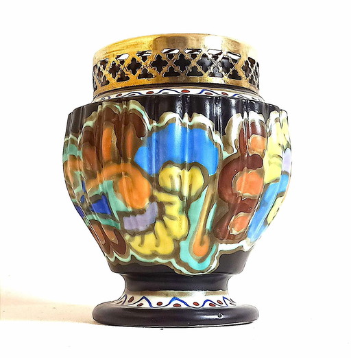Vase Pique Fleur ou Bol à Roses Années 30