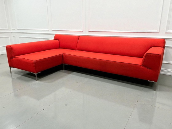Image 1 of Divano angolare Bloq di Design on Stock – Ploegwol Red