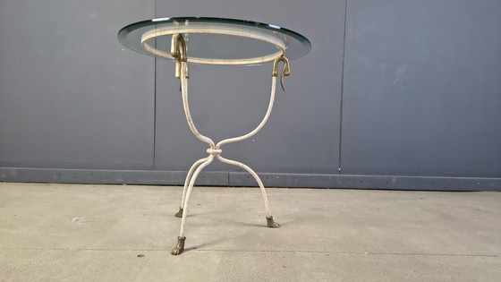 Image 1 of Mid century italian swan side table, 1970s 