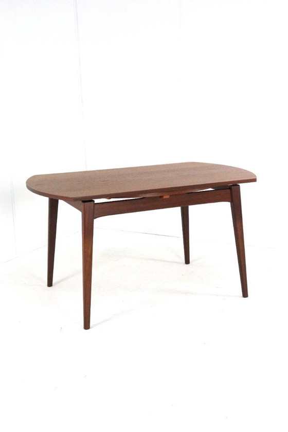 Image 1 of Louis van Teeffelen for Wébé round dining table 'Breda' vintage
