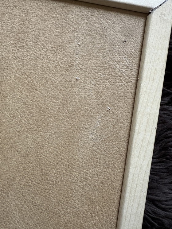 Image 1 of Opera d'arte Benno Heldere Bennoh Pittura in pelle vintage Mid-Century Bussum