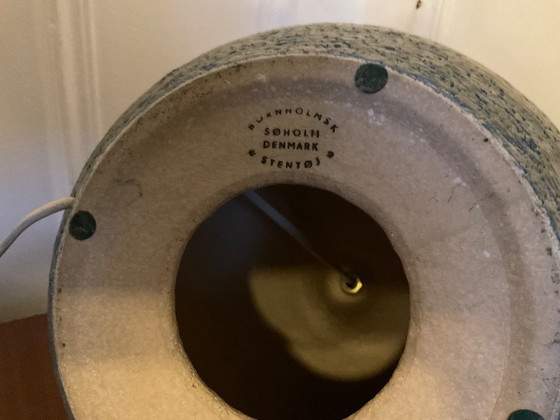 Image 1 of Authentische dänische Keramiklampe von NOOMI BACKHAUSEN – für Søholm Stentøj – skandinavisches Design – 1960er Jahre