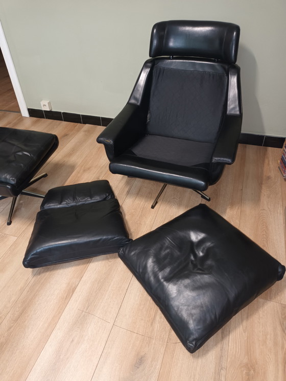 Image 1 of Armchair with ottoman by Langenfeld