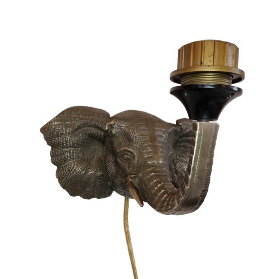 Image 1 of Lampada da parete Elephant in ottone massiccio