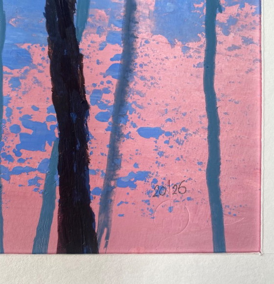 Morning Woods – Gemälde & Zeichnungen, Papier (photo 4 of 5)