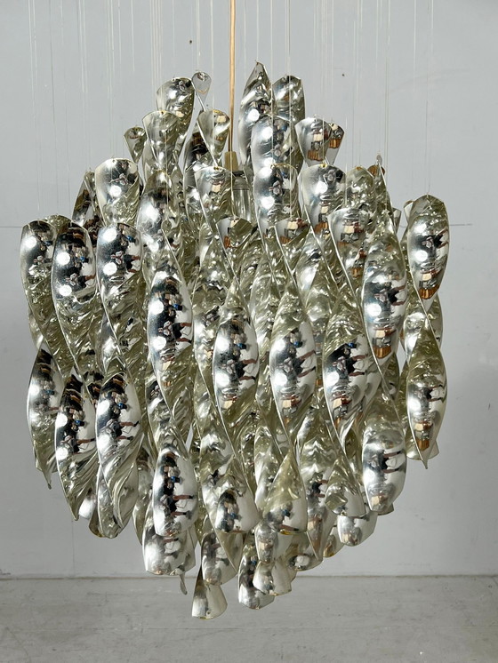 Image 1 of Lampada da soffitto a spirale di Verner Panton per Lüber AG, modello SP1, Germania, anni '70.