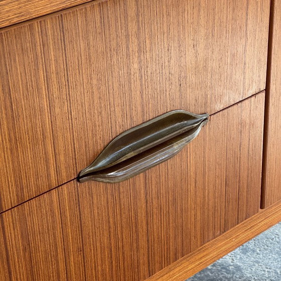 Image 1 of British Remploy Sideboard with Brass Handles, 1960